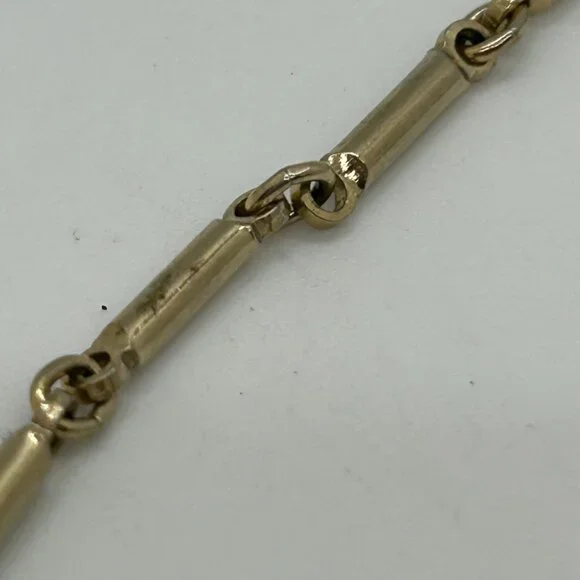 Vintage Coro Necklace Teal Thermoset Leaf Choker Necklace Mid Century Modern - Picture 10 of 16